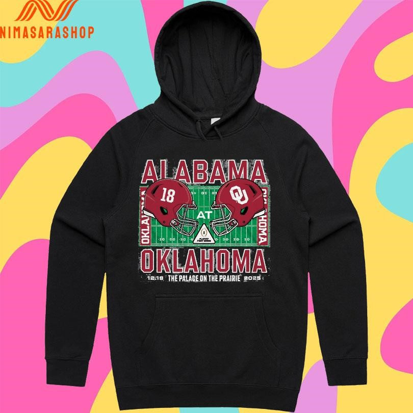 Alabama Vs Oklahoma The Palace On The Prairie 12 19 2025 College Football Playoff Shirts
