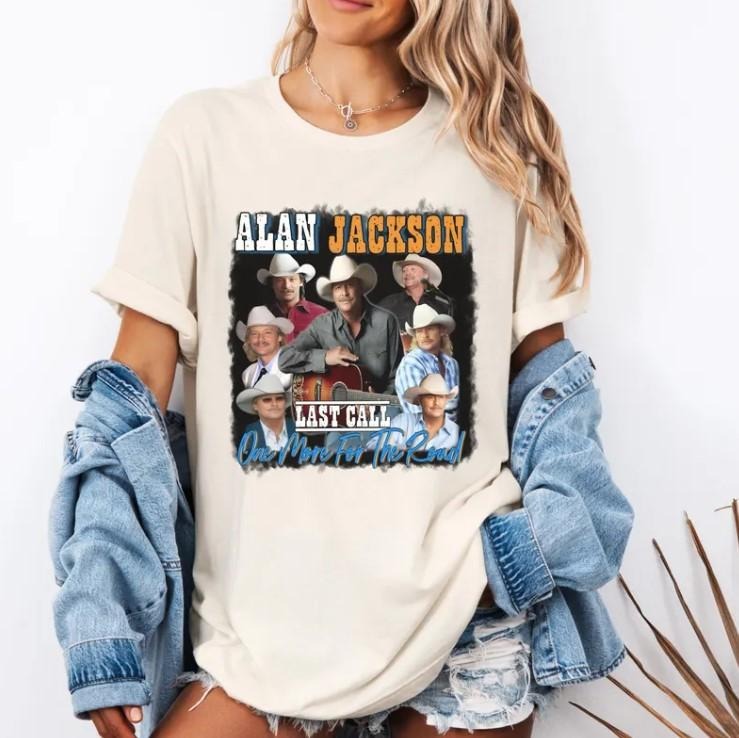 Alan Jackson Fan T-Shirt, Alan Jackson 90's country music shirt Hoodie Sweatshirt | PrintMintTees.com
