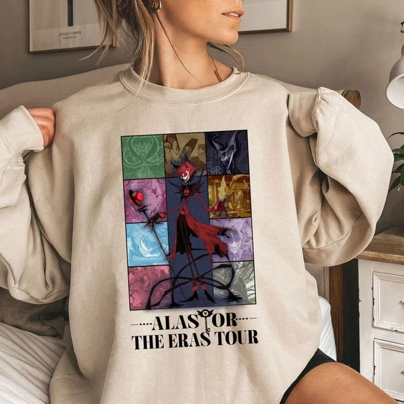 Alastor The Eras Tour Inpired Alastor Demon Shirt, Alastor Hazbin Hotel Sweatshirt Hoodie | PrintMintTees.com