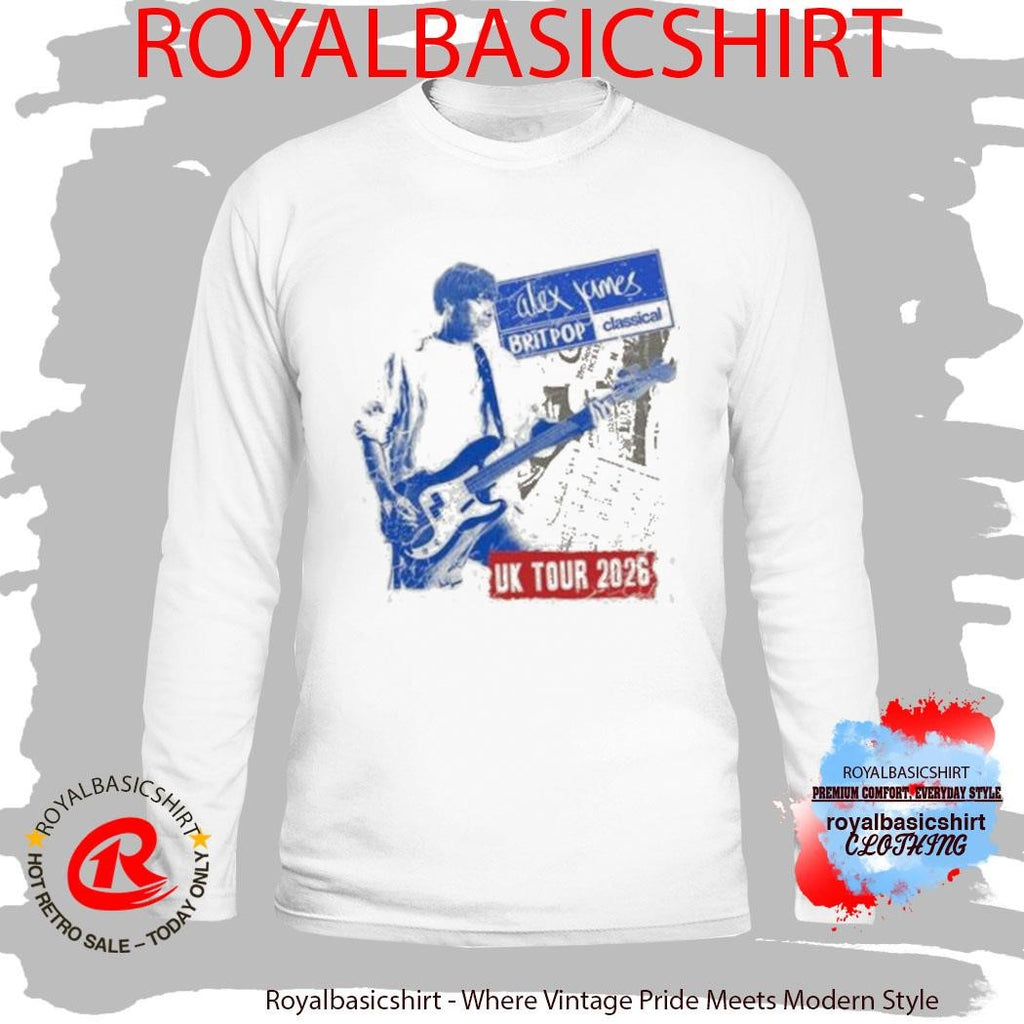 Alex James Britpop Classical Tour 2026 Shirt