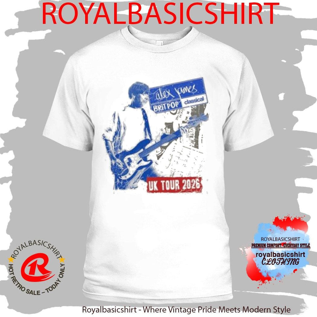 Alex James Britpop Classical Tour 2026 Shirt