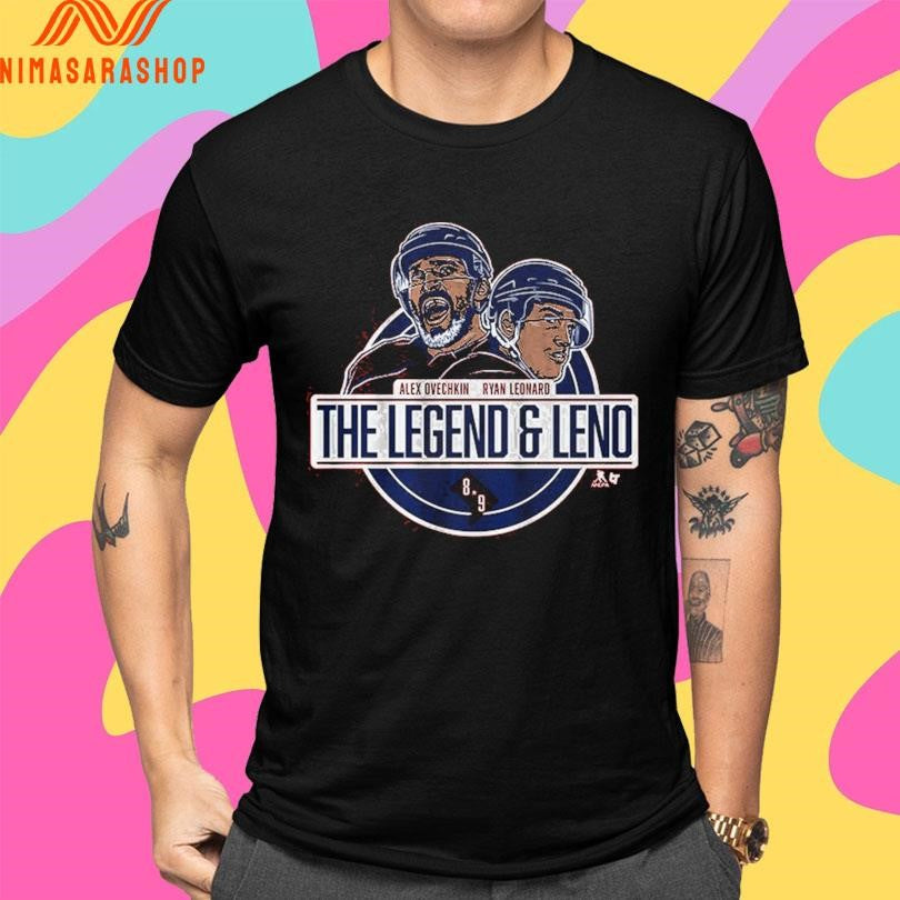 Alex Ovechkin And Ryan Leonard The Legend And Leno Washington Capitals Shirts