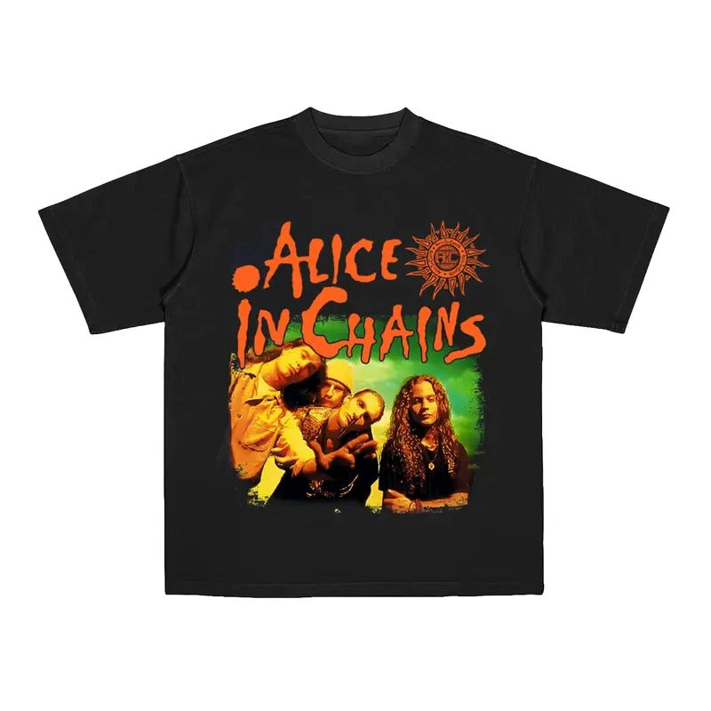 Alice In Chains Band Member Tee, 90s Rock Style Unisex Shirt Hoodie, Sweatshirt | PrintMintTees.com