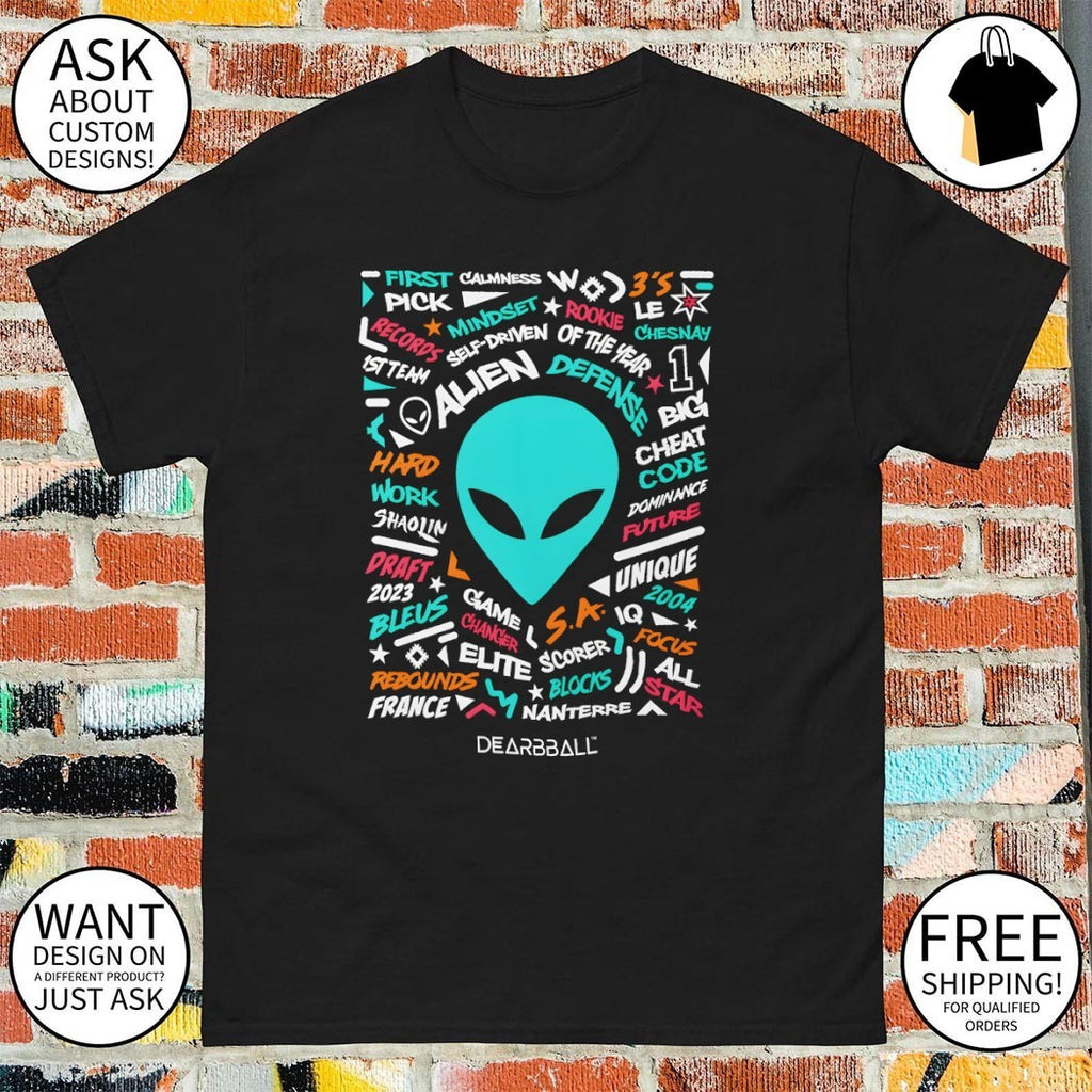 Alien Tim Duncan Tony Parker and Manu Ginobili San Antonio Spurs Basketball 2026 shirt