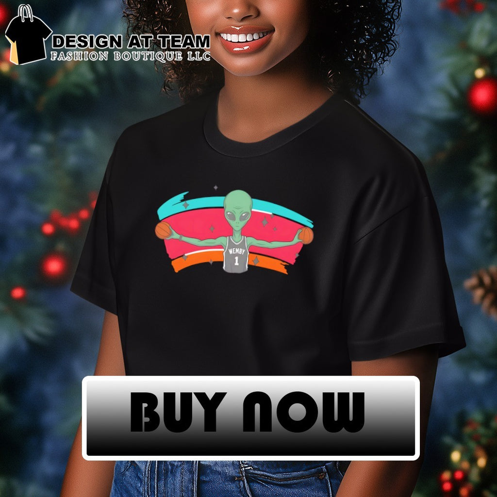 Alien x Victor Wembanyama San Antonio Spurs Basketball NBA 2026 shirt