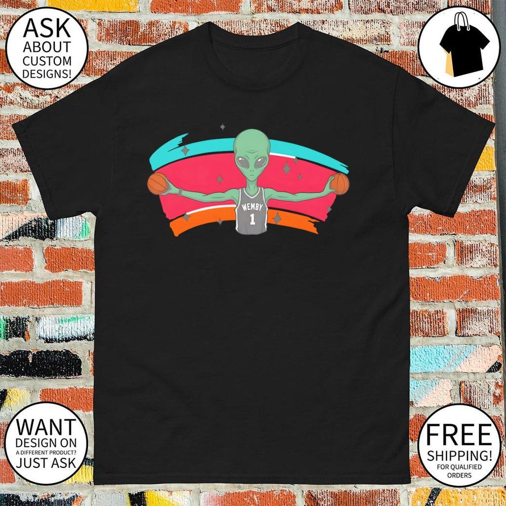 Alien x Victor Wembanyama San Antonio Spurs Basketball NBA 2026 shirt