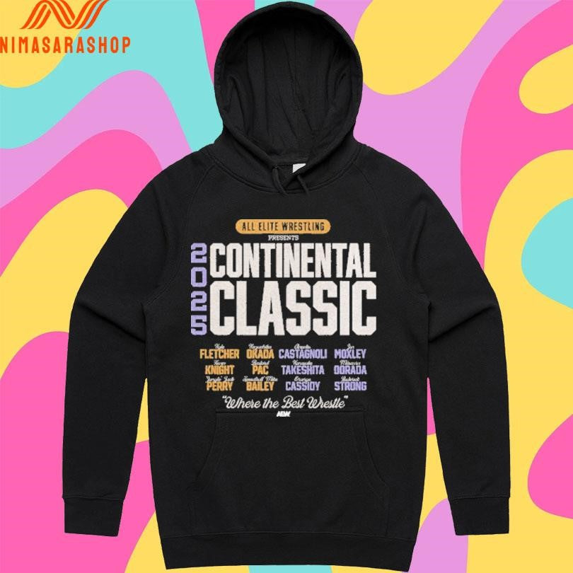 All Elite Wrestling Presents Continental Classic 2025 Where The Best Wrestle Shirts