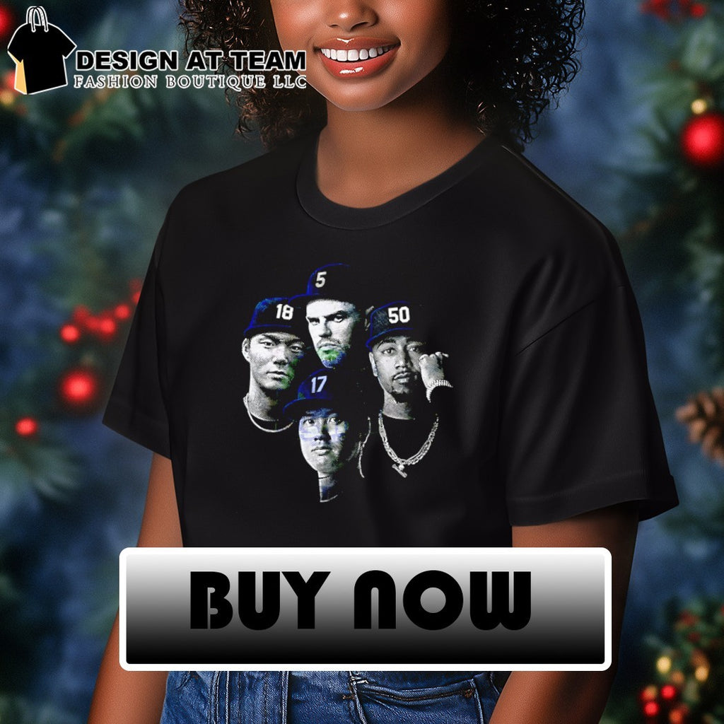 All Eyez On LA Tupac Shakur Shohei Ohtani Yoshinobu Yamamoto Mookie Betts Freddie Freeman Los Angeles Dodgers shirt