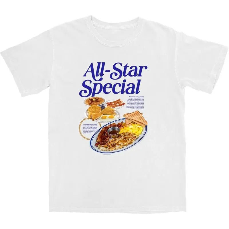 All Star Breakfast Cotton Funny Casual Funny Shirt T-Shirts, Hoodie, Sweatshirt