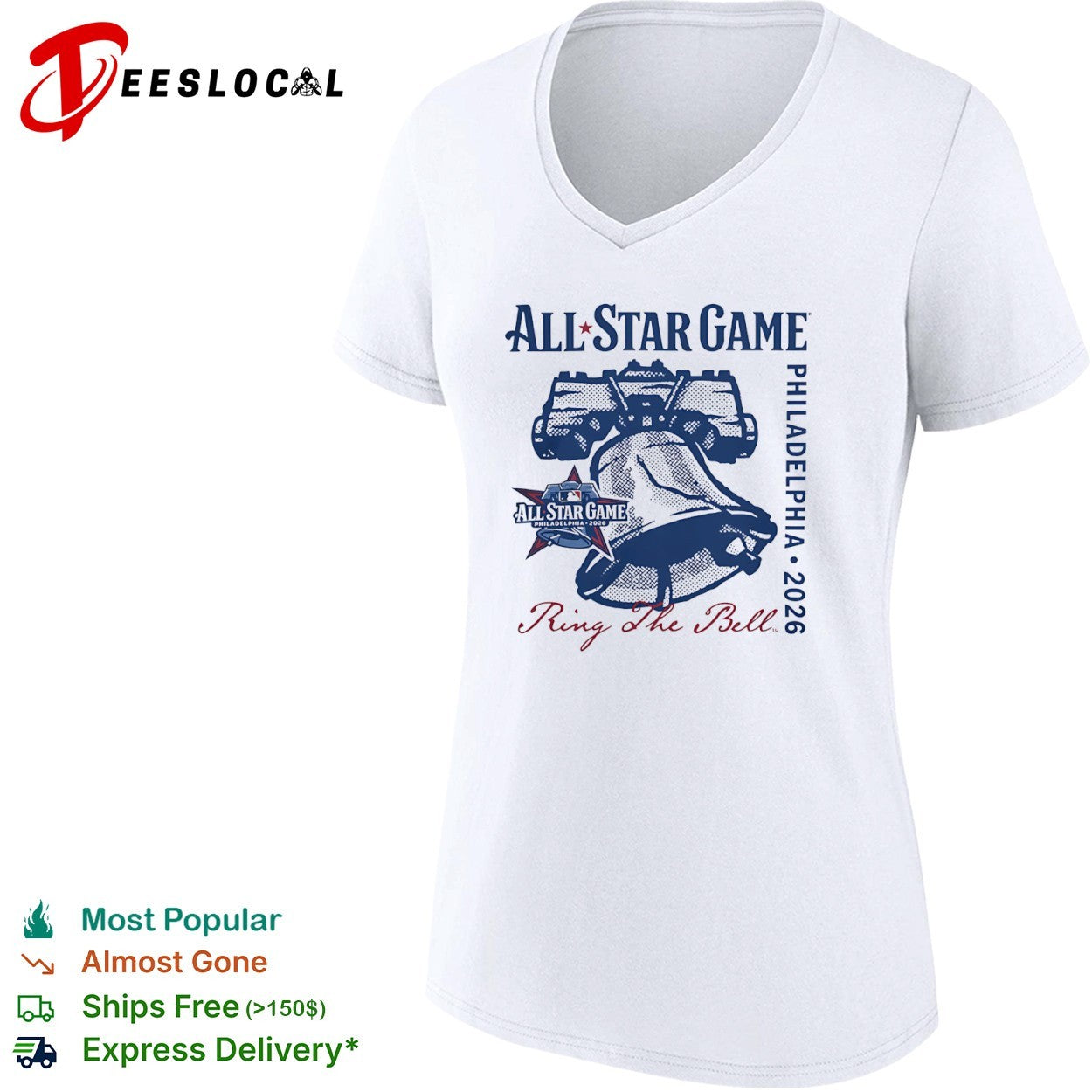 All Star Game Philadelphia 2026 baseball ring the bell shirt