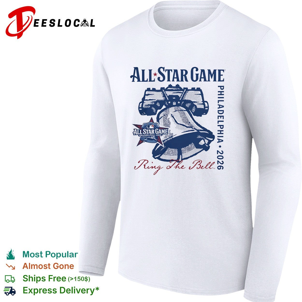 All Star Game Philadelphia 2026 baseball ring the bell shirt