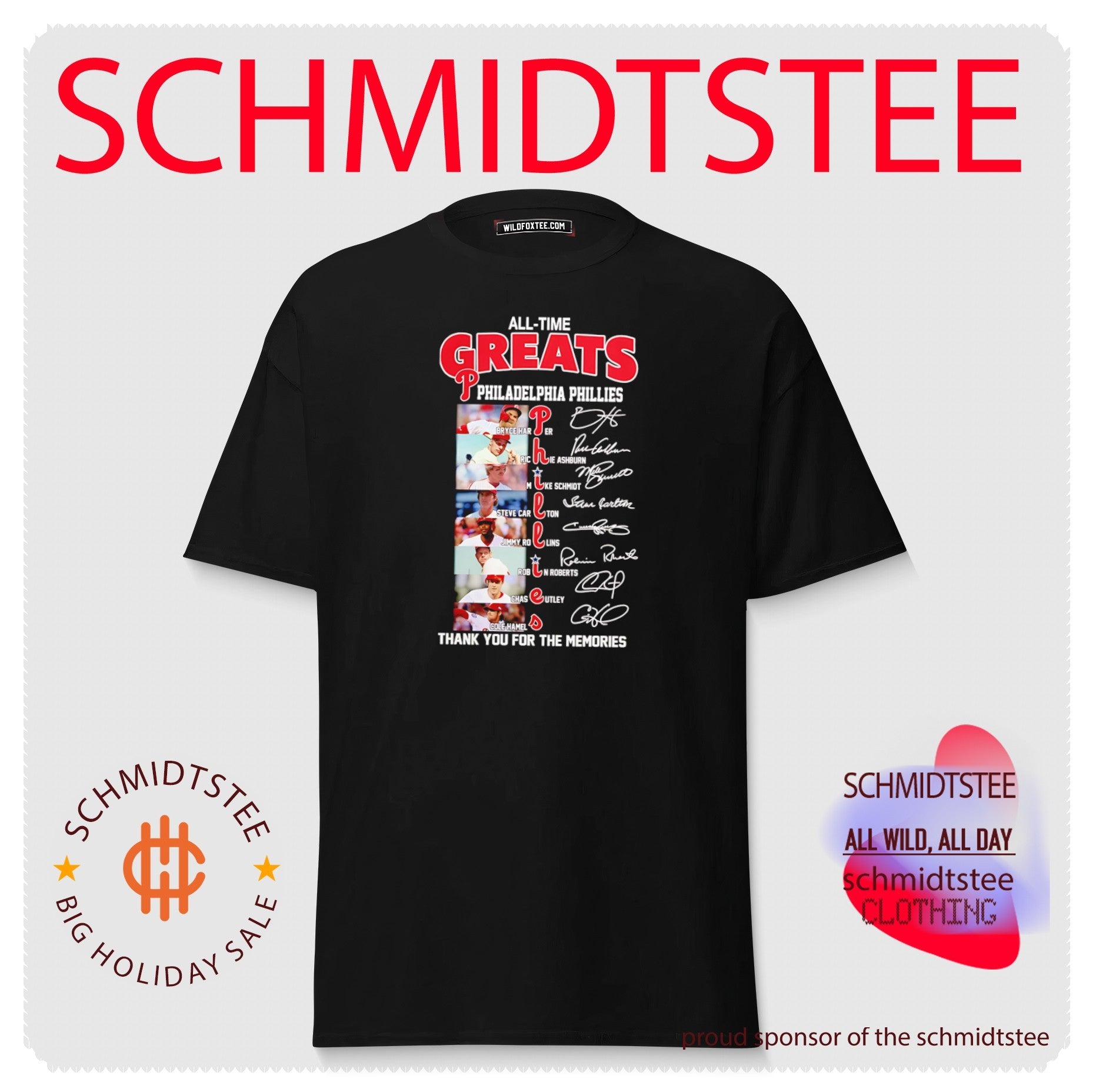 All time greats Philadelphia Phillies thank you for the memories signature shirt