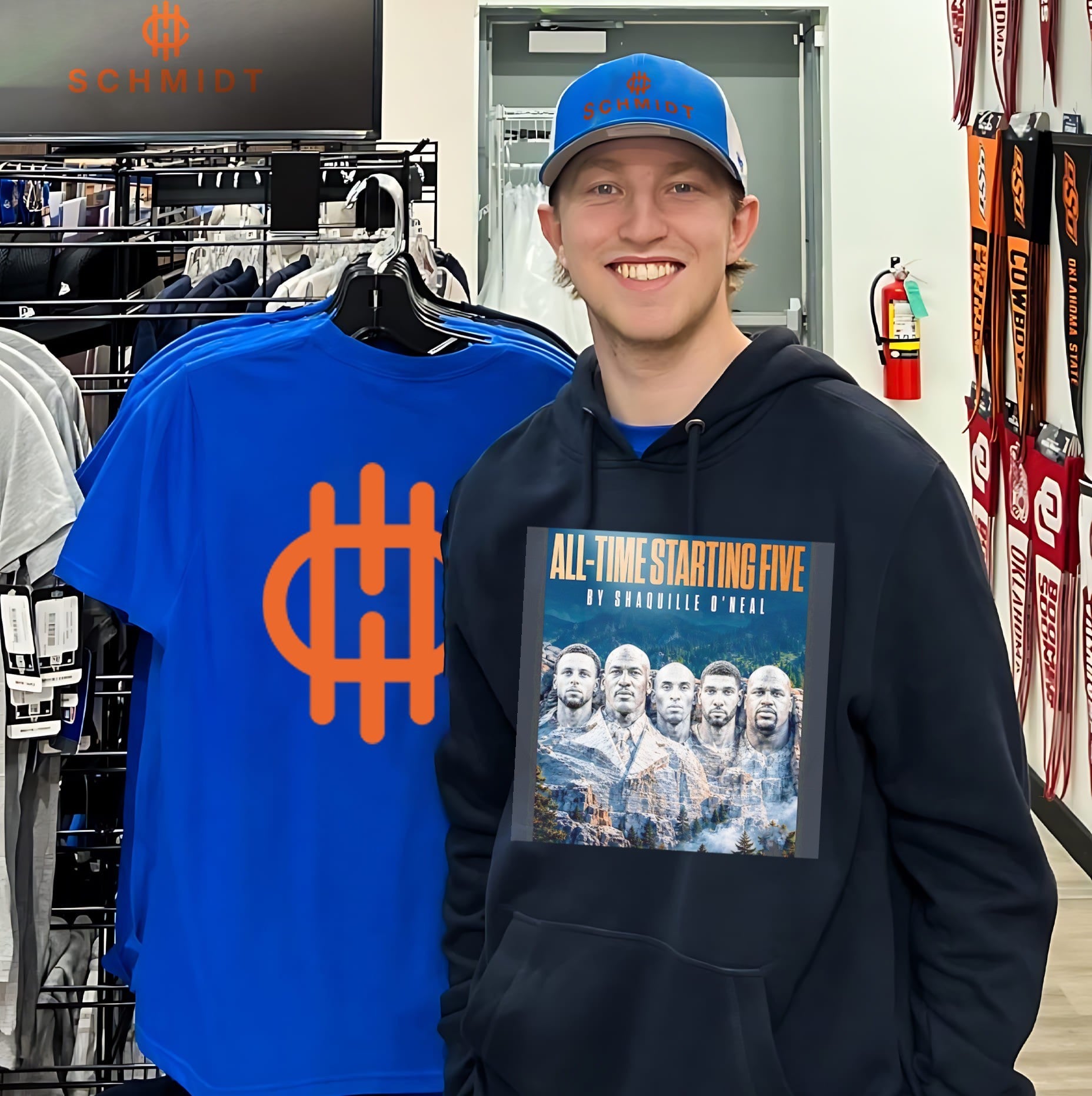 All time starting five Naruto parody shirt