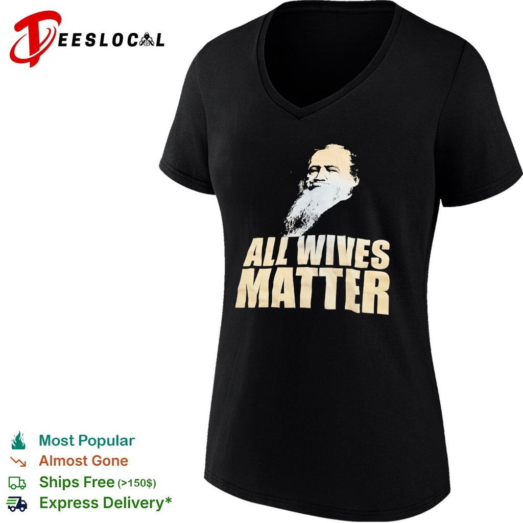 All wives matter vintage portrait graphic shirt