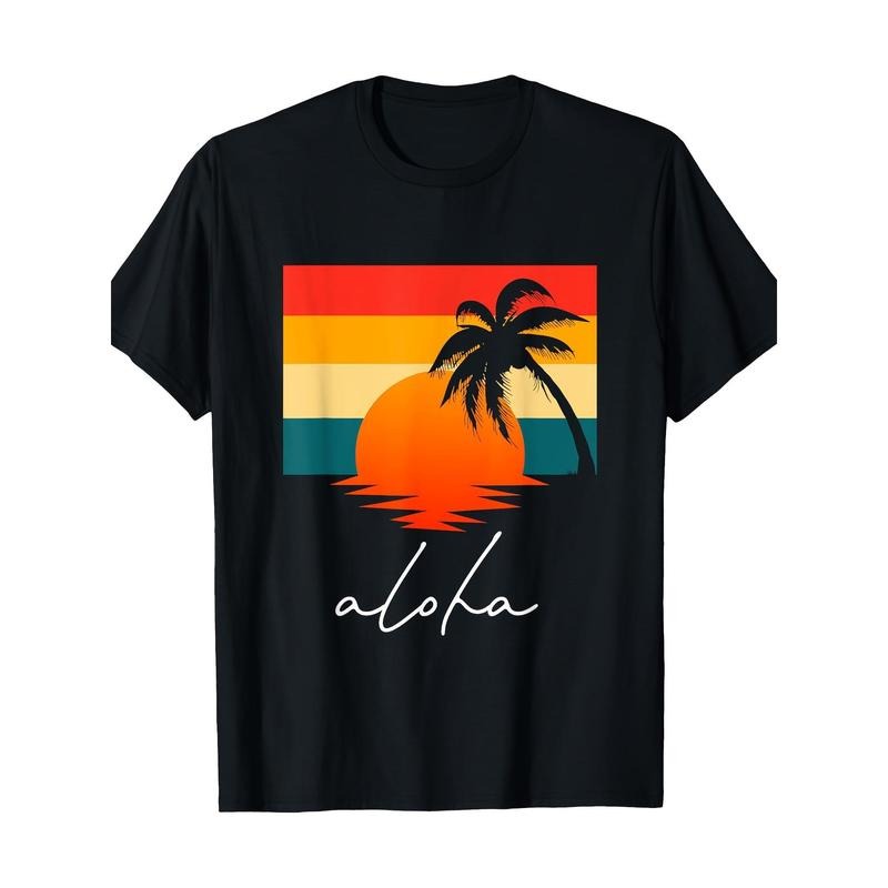 Aloha Hawaii T-shirt -100% cotton Made in USA Hoodie Sweatshirt | PrintMintTees.com