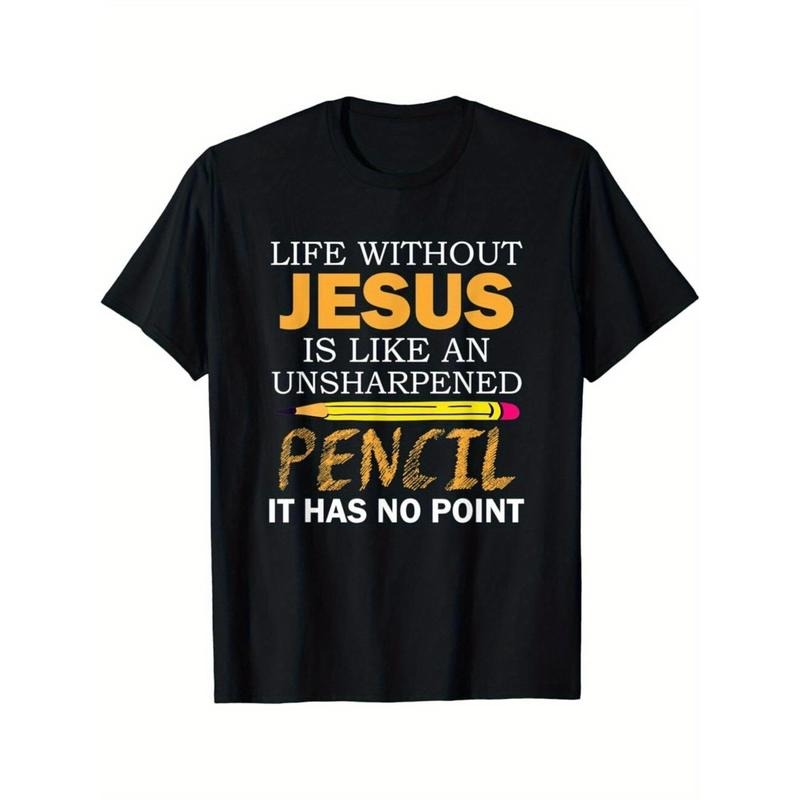 Alphabet print, can't live without Jesus, anything casual T-shirt made in usa Hoodie Sweatshirt | PrintMintTees.com