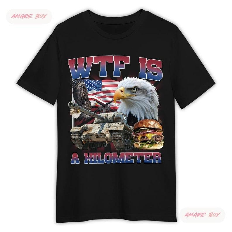 Amare Box 4th Of July Shirt, Wtf Is A Kilometer Retro, Funny Independence USA Graphic Unisex Hoodie, T-shirt and sweater...