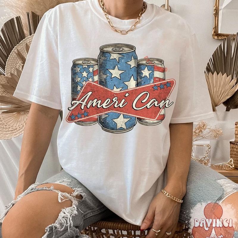 Ameri Can Shirt, 4th Of July Shirt, America Shirt, Independence Day Shirt, Patriotic Shirt, USA flag Shirt Hoodie Sweatshirt