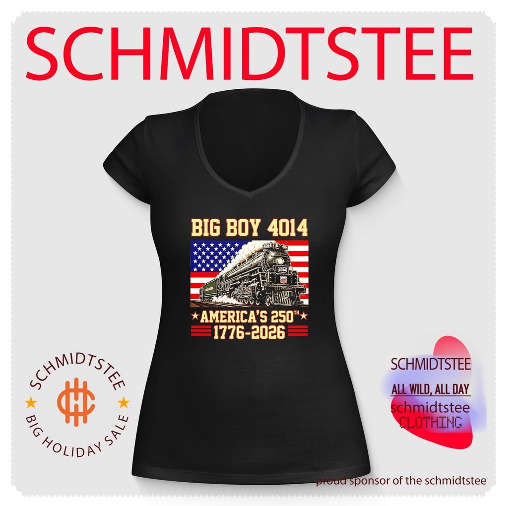 America 250th Big Boy 4014 Train US Flag Shirt