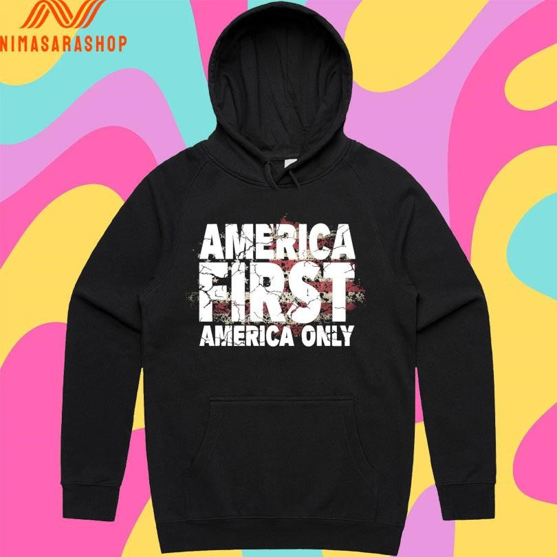 America First America Only Cracked Shirts
