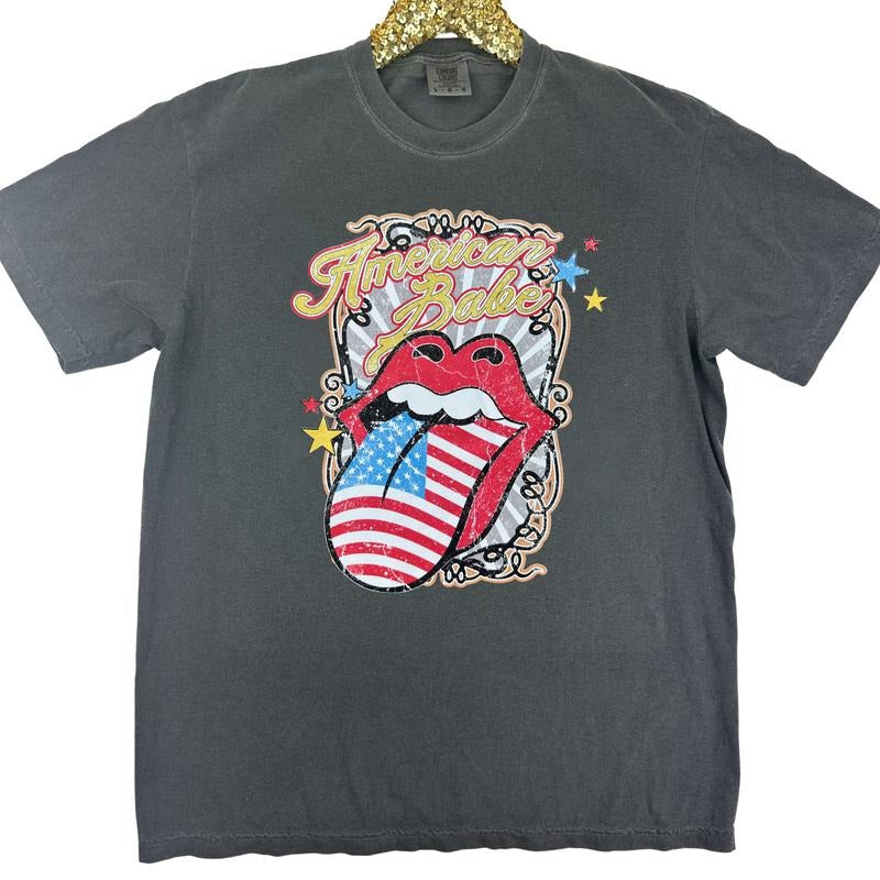 American Babe Mouth Comfort Colors Shirt Hoodie Sweatshirt