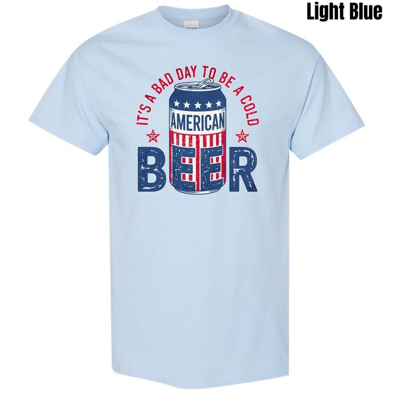 American Beer Bad Day Gildan Short Sleeve T-Shirt 'NLB' Hoodie Sweatshirt | PrintMintTees.com