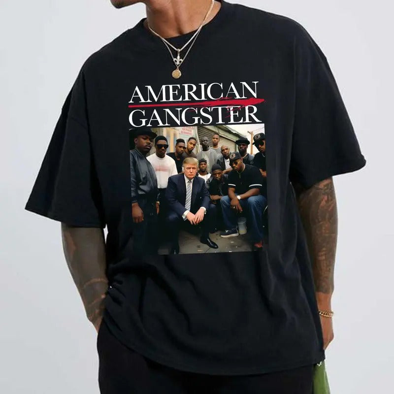 American Gangster New Version MAGA TShirt, Thug Life TruumPP Shirt, TruUmMp Maga shirt,TruumPP 2024 Tee, Country Music...