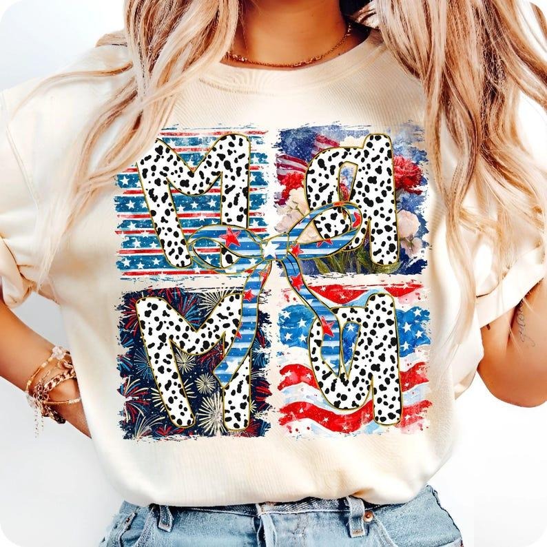 American Mama Coquette shirt, 4th of July Mom tshirt, Preppy USA shirt, Patriotic Mama tshirt, Girly America shirt, 1776,...