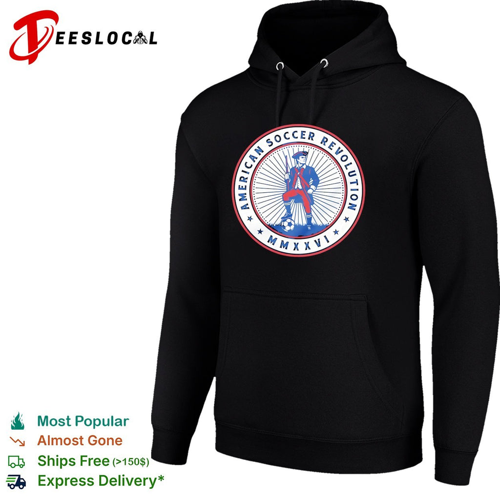 American Soccer Revolution Minuteman badge shirt