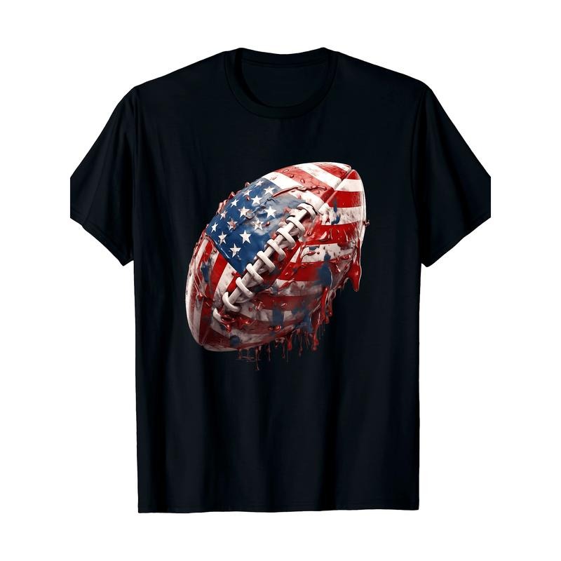 American football American Flag t-shirt, men's t-shirt, 220g made in usastyle{n002}3 Hoodie Sweatshirt | PrintMintTees.com