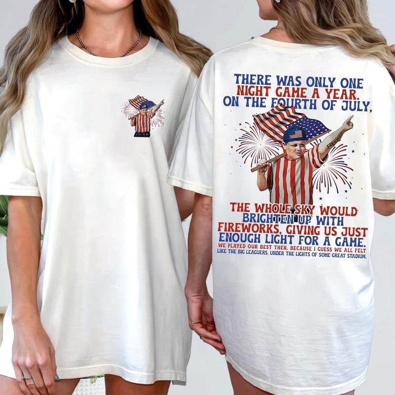 Americana - inspired T - Shirt: Commemorate Independence Day with a Fireworks