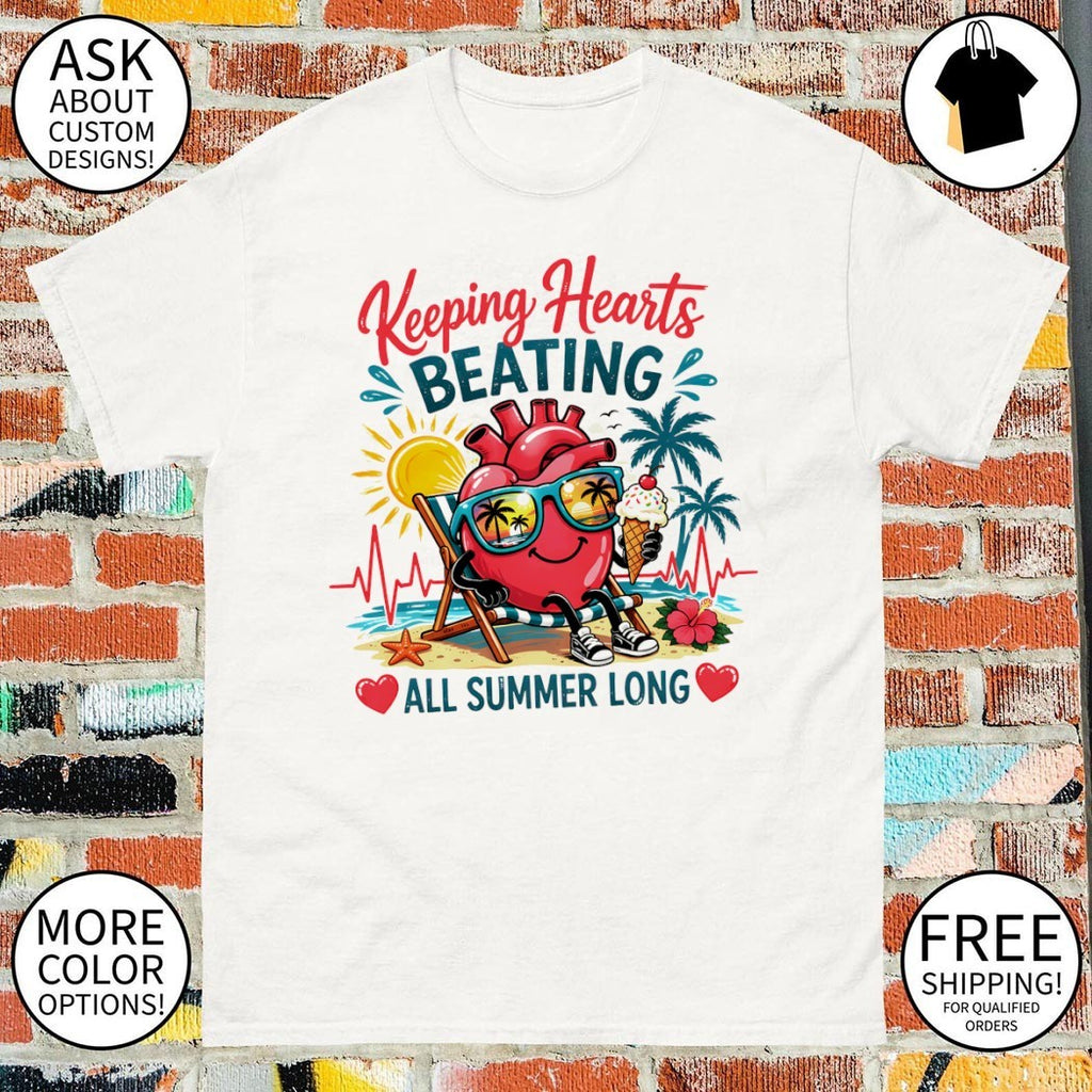 Anatomical Heart keeping hearts beating all summer long shirt