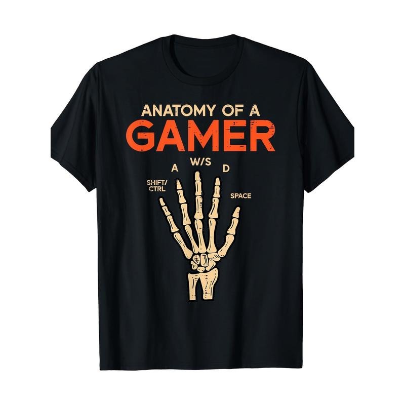 Anatomize Gamer Fun men's T-shirt made in usa Hoodie Sweatshirt | PrintMintTees.com