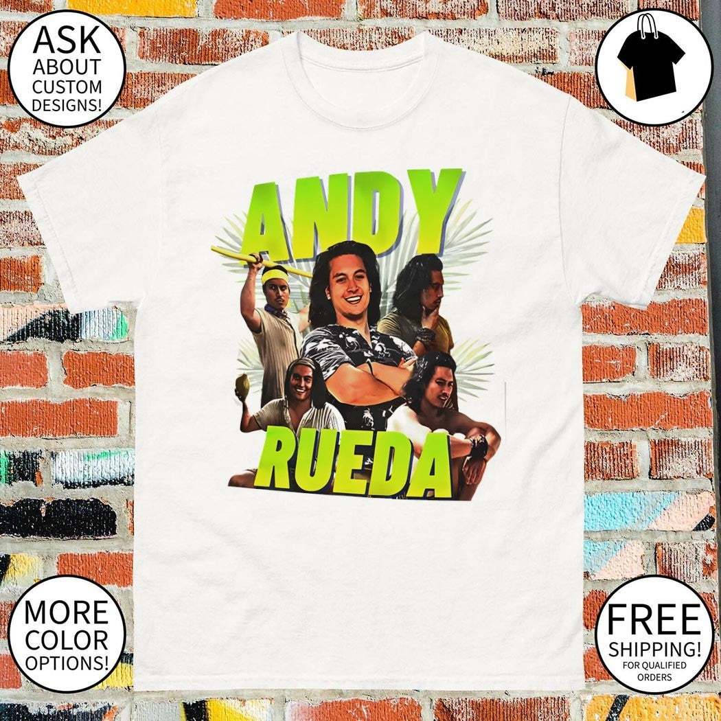 Andy Rueda Survivor graphic vintage shirt