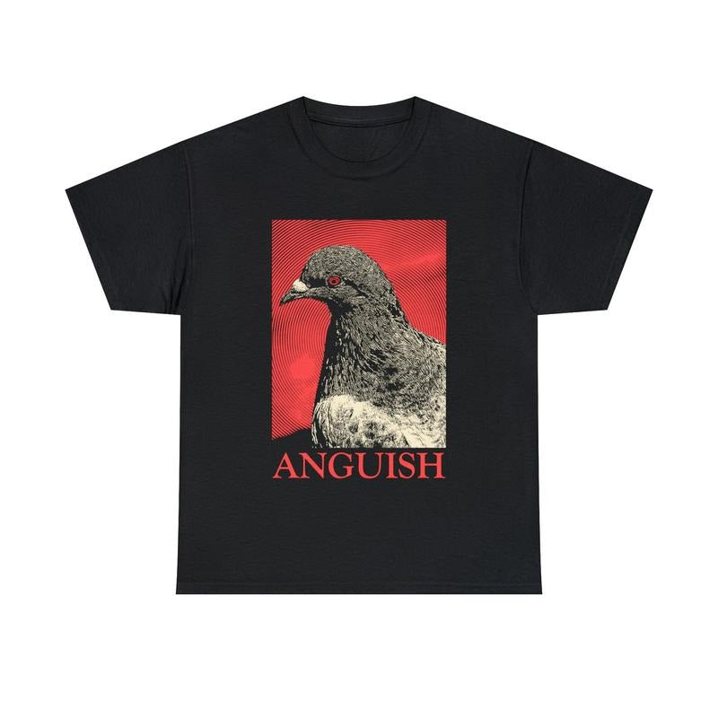 Anguish Pigeon T-Shirt Hoodie Sweatshirt | PrintMintTees.com
