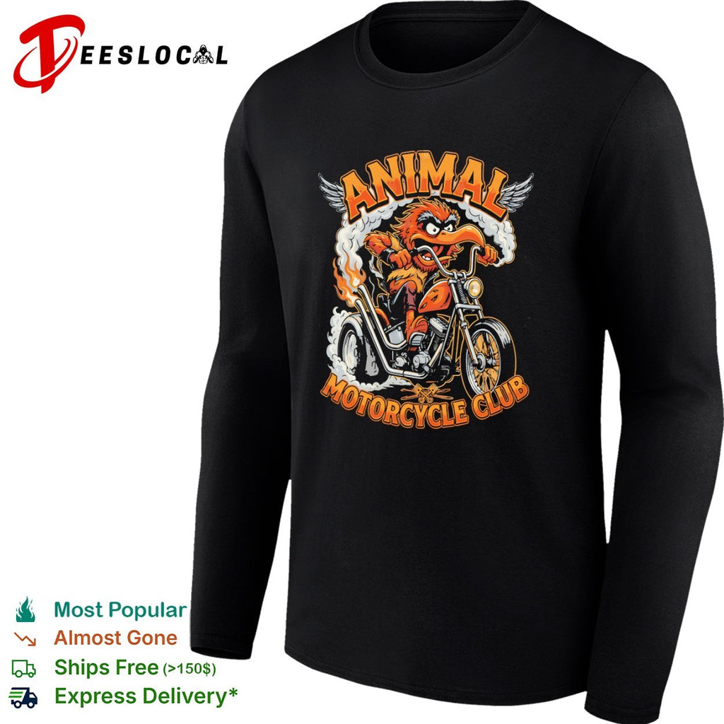 Animal Muppet Motorcycle Club riding a chopper for bikers shirt