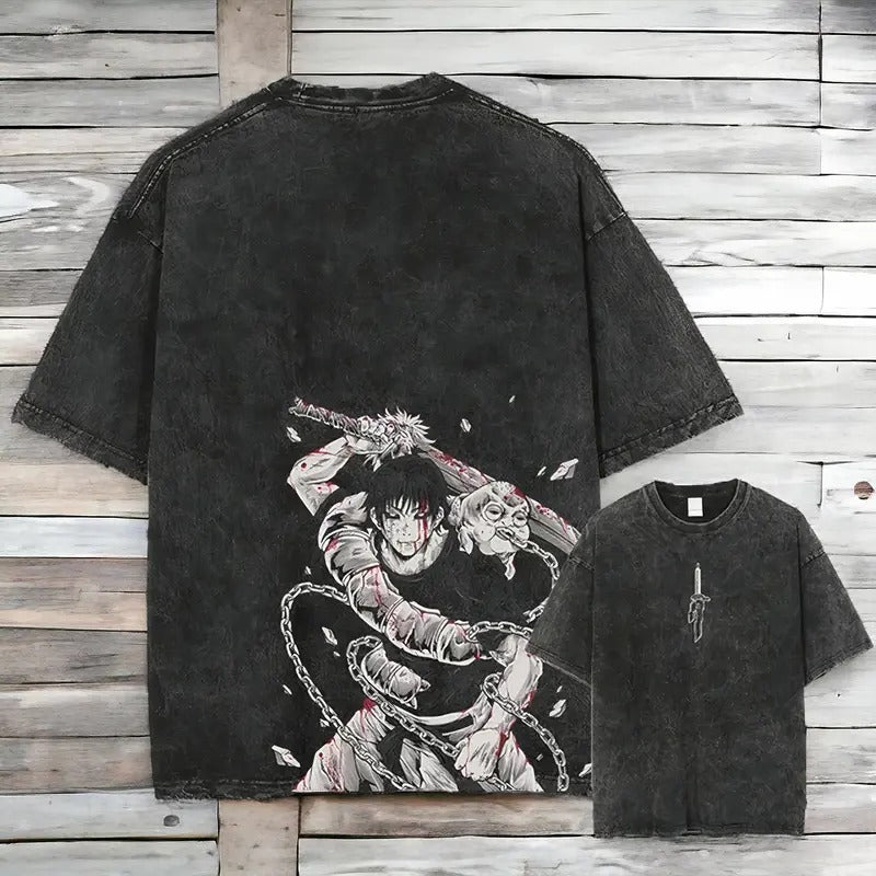 Anime Gym Pump Cover Graphic T-shirt, JJK Manga Anime Character Graphic Vintage Anime Gift Hoodie, Sweatshirt