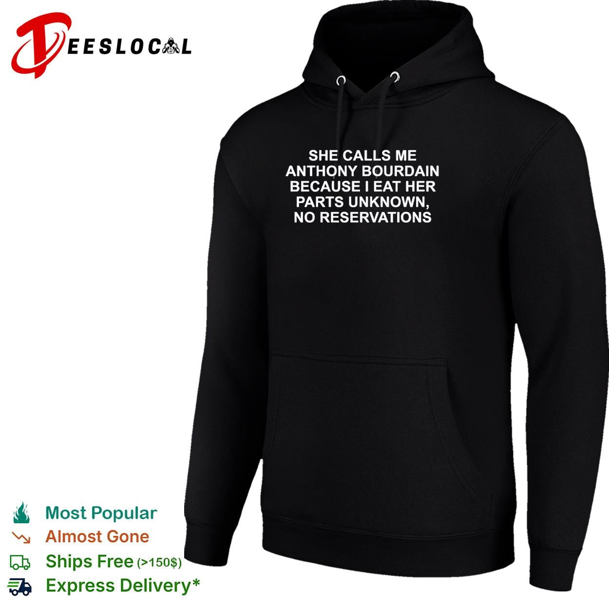Anthony Bourdain parts unknown no reservations quote shirt