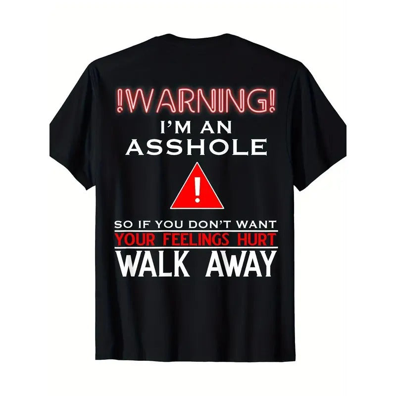 Anti Social Shirt Warning I'm An Ass-hole T-Shirt Adult Humor Made in USA Hoodie Sweatshirt | PrintMintTees.com