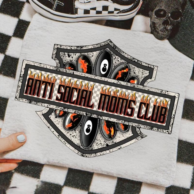 Anti-Social moms club Graphic Tee, vintage crewneck sweatshirts, western outfit women, cowgirl outfits, western clothing...