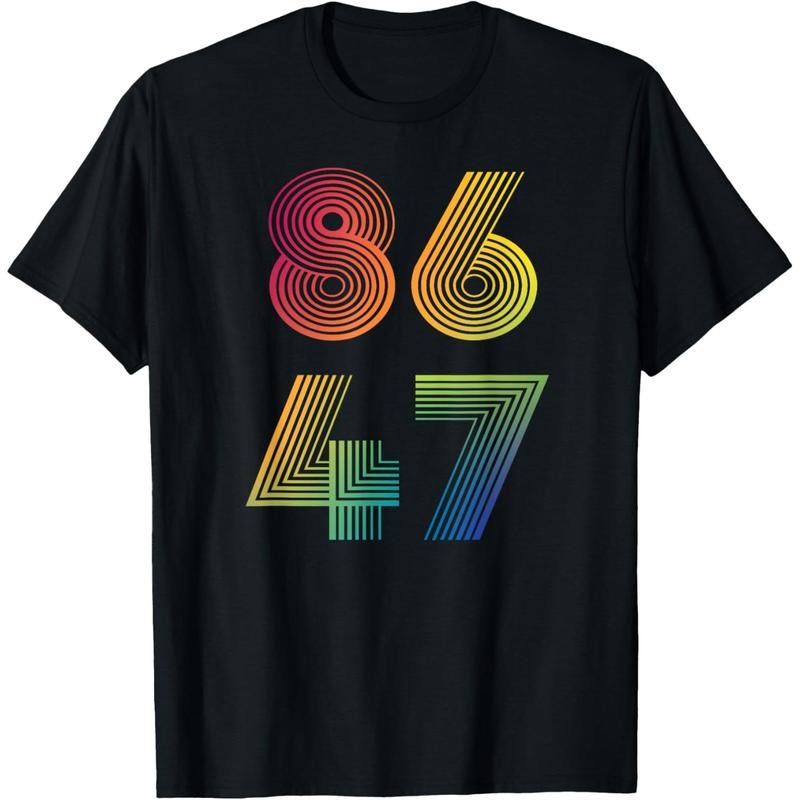 Anti Trump 8647 86 47 Impeach 47 Anti-Trump President Retro T-Shirt Hoodie Sweatshirt | PrintMintTees.com