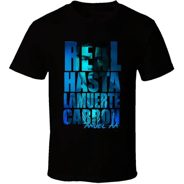 Anuel Aa Real Hasta La Muerte Cabron T Shirt Hoodie Sweatshirt | PrintMintTees.com