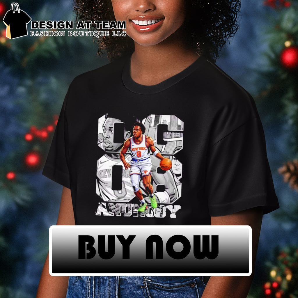 Anunoby Comic Image Graphic 08 Knicks shirt
