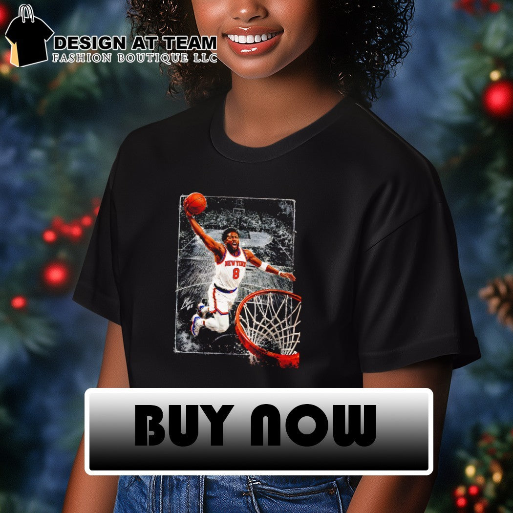 Anunoby New York Basketball Vintage Bootleg Tip-In history moment the hand of OG shirt