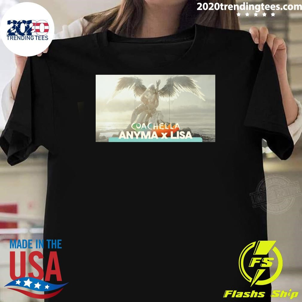 Anyma x LISA Bad Angel at Coachella 2026 Shirt