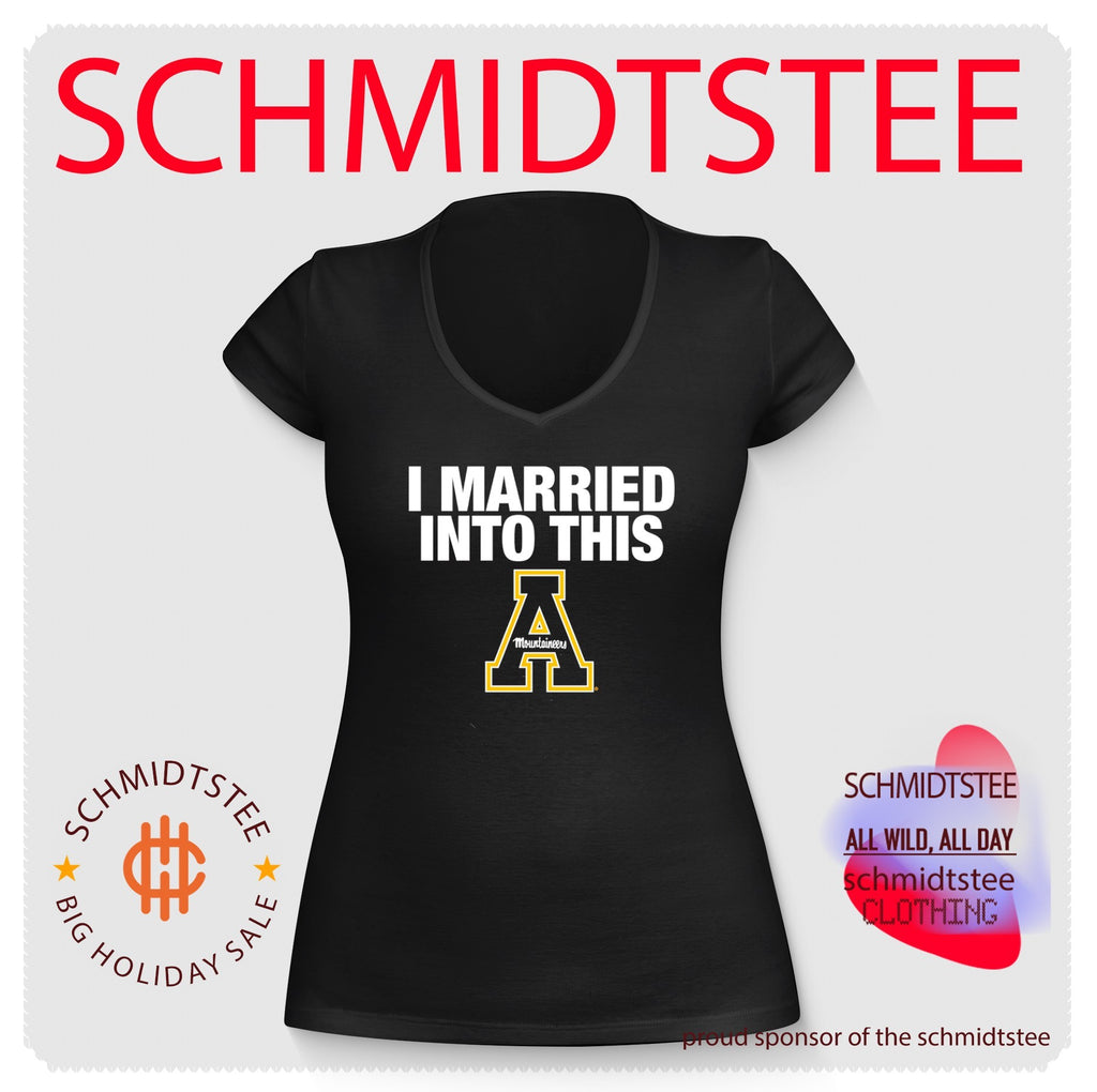 Appalachian State Mountaineers I Married Into This shirt