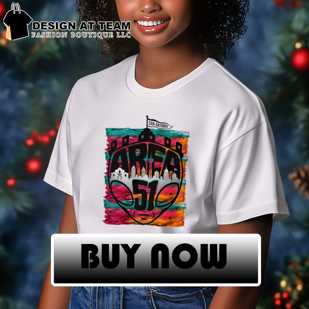 Area 51 Fiesta Spurs Victor Wembanyama San Antonio Spurs NBA colorful 2026 shirt
