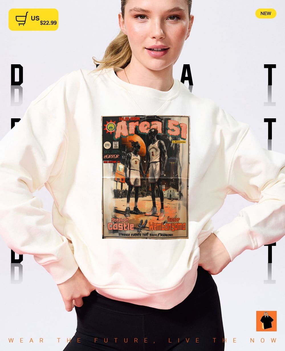 Area 51 San Antonio Basketball Alien Horror shirt