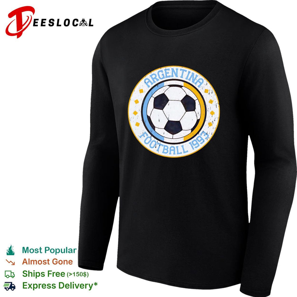 Argentina national team soccer ball football 1993 shirt
