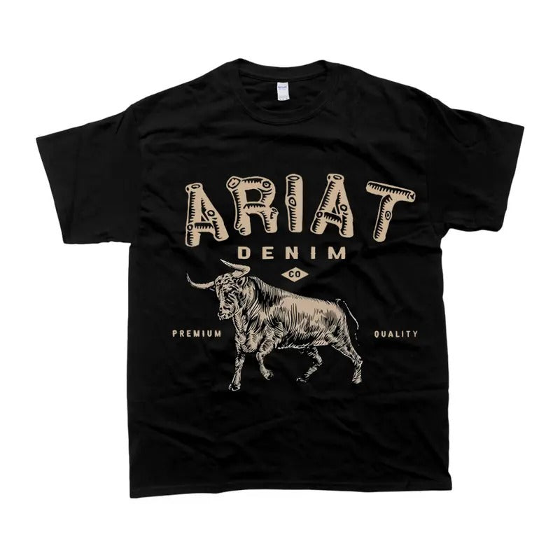 Ariat Denim Cowboy T-shirt Unisex Tshirt For Men For Women Tee Sweatshirt Hoodie | PrintMintTees.com
